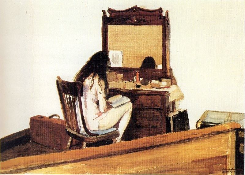Edward Hopper Interior Model Reading